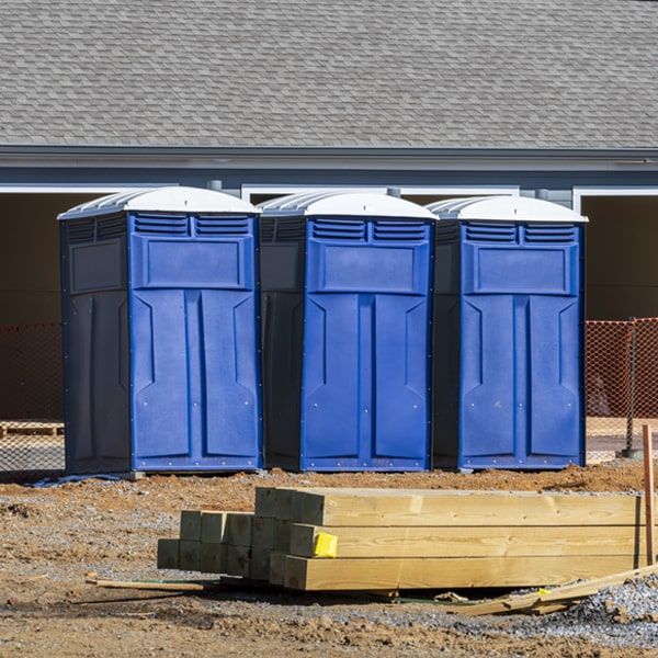 are there any restrictions on where i can place the porta potties during my rental period in Brimson Minnesota